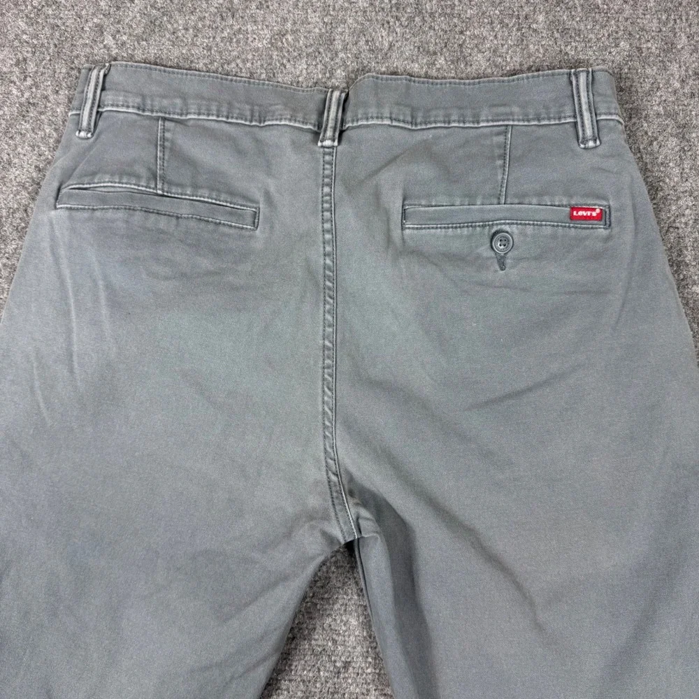 Levis XX Chino Standard Taper Gray Pants Mens W32 L30